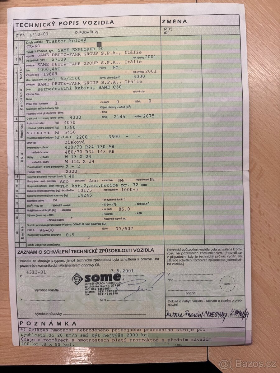Traktor Same explorer 90 deutz-fahr,, lamborghini - 6