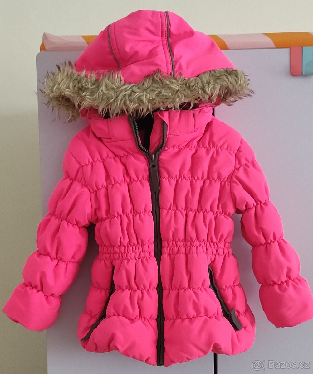 Dívčí zimní bunda vel. 86/92 - 6