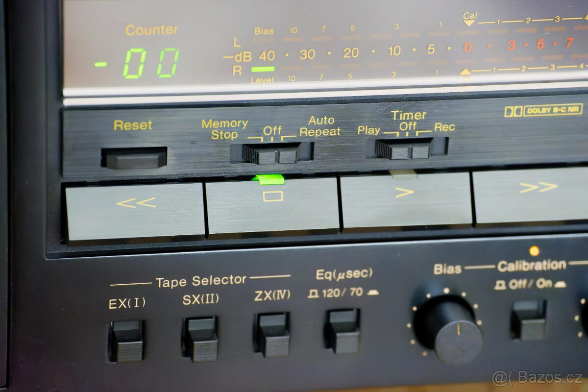Diskrétní tape deck NAKAMICHI CR-4 (top - plně servisovaný) - 6