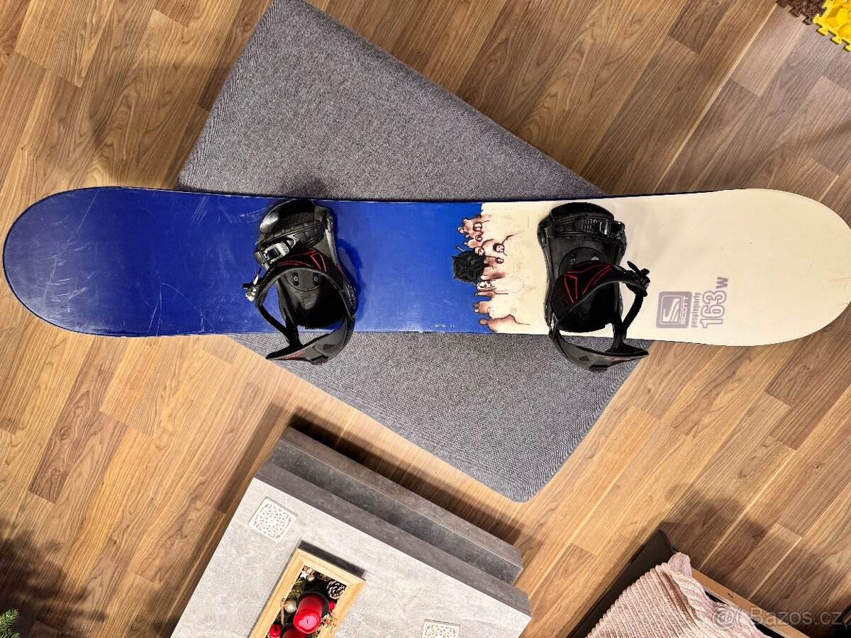 Snowboard SCOTT 163cm, vázání, boty vel. 45, obal - 6