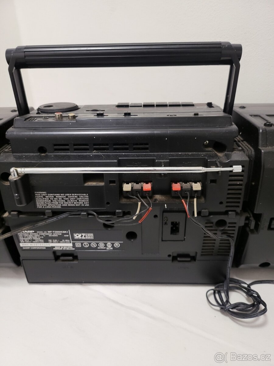 hifi, rmg, rádio, BOOMBOX Sharp, starožitnost - 6