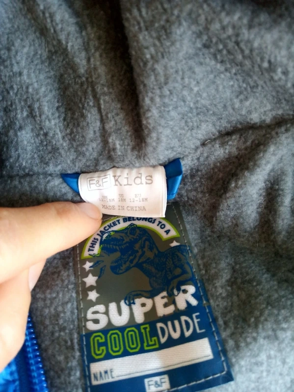 Dětská zimní bunda F&F Dinosaurus - 6