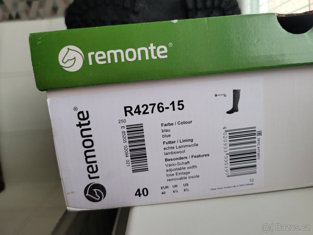 Nové kozačky Remonte vel.40 - 6