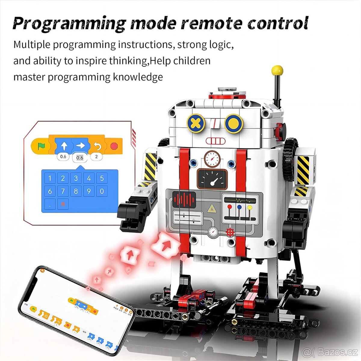 Programovatelná RC stavebnice (robot) - 475 dílků - 6