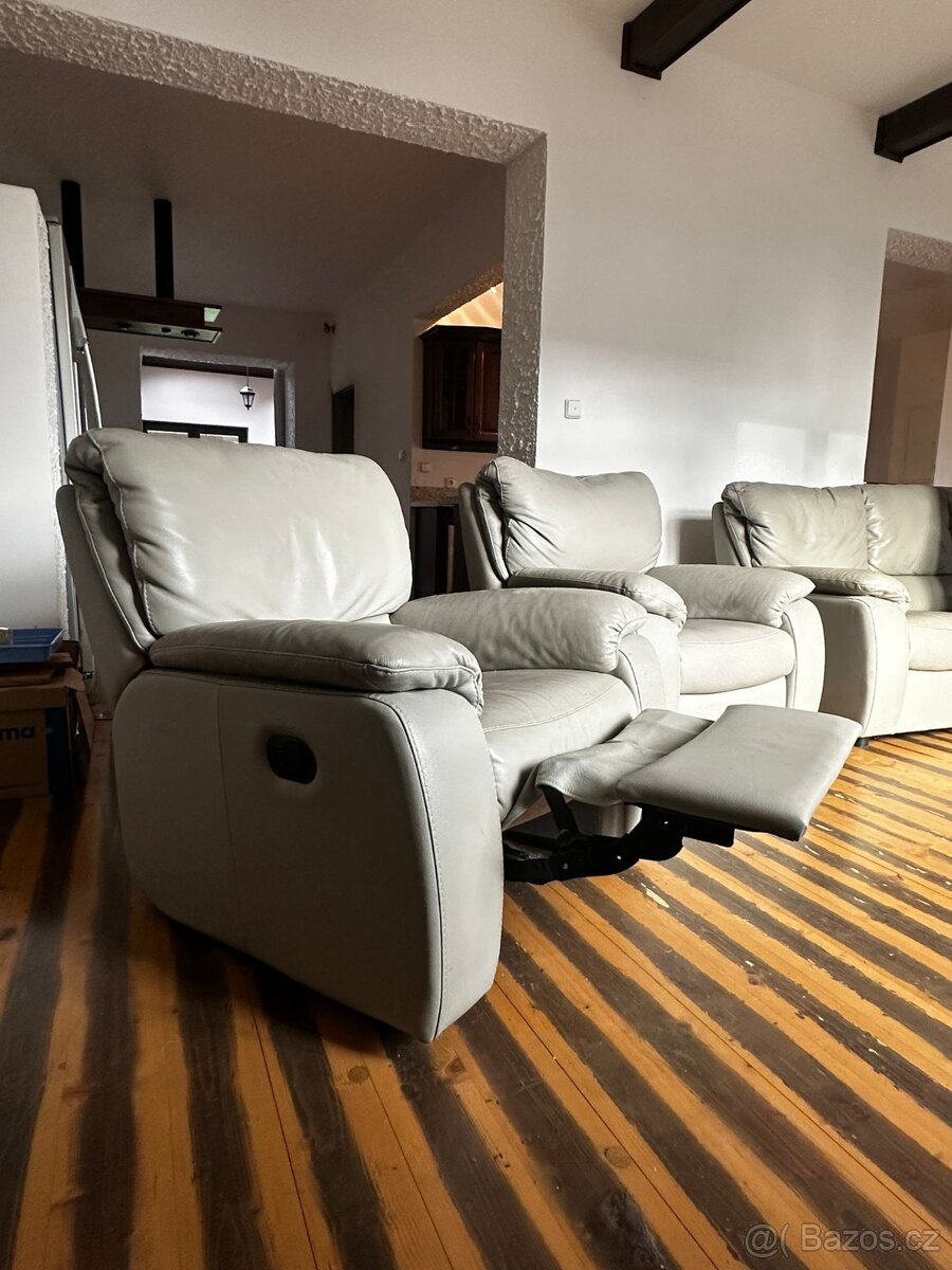 Kožená sedací souprava - 6