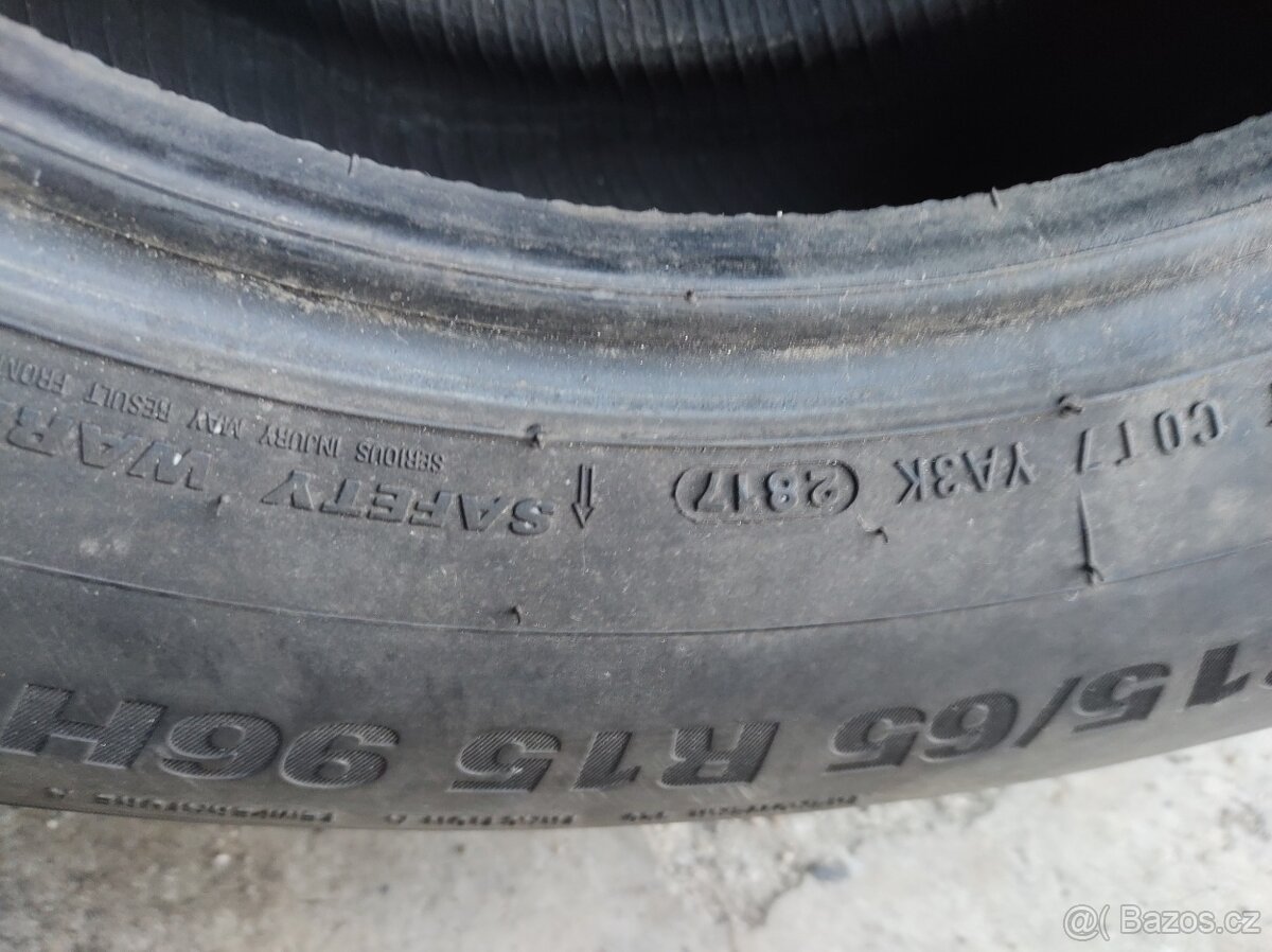 215/65 R15 M+S zimní pneu 2kusy vysoký vzorek 8mm - 6