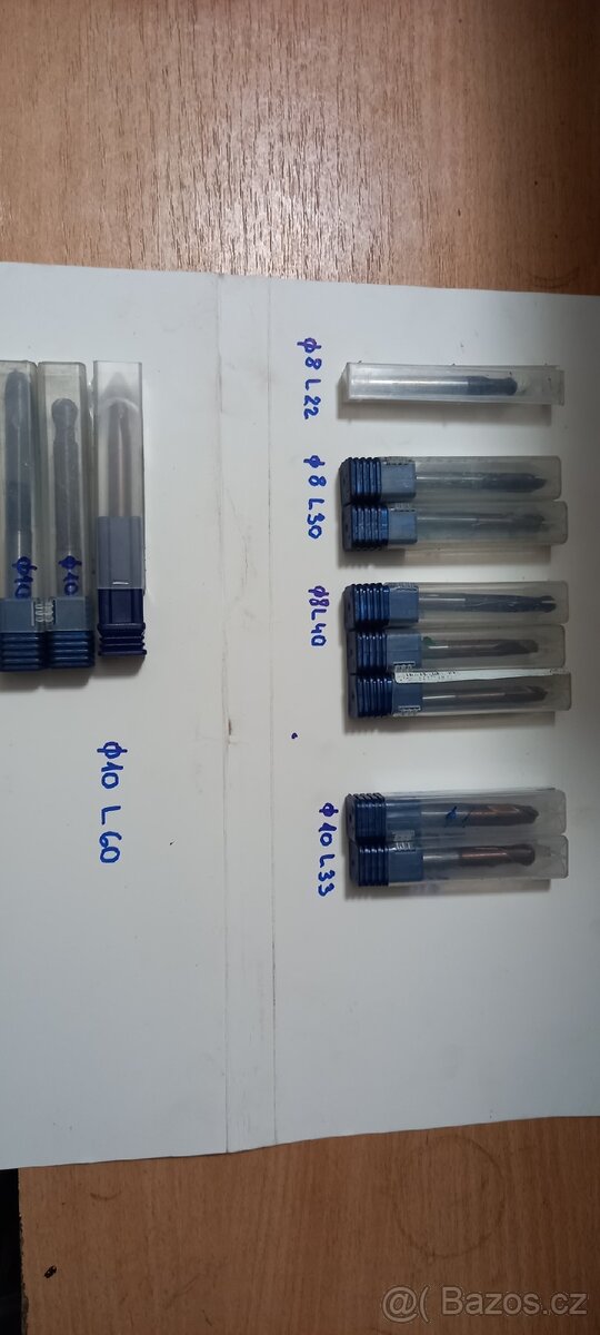 Tvrdokovova kulova fréza Atorn d1-d10 - 6