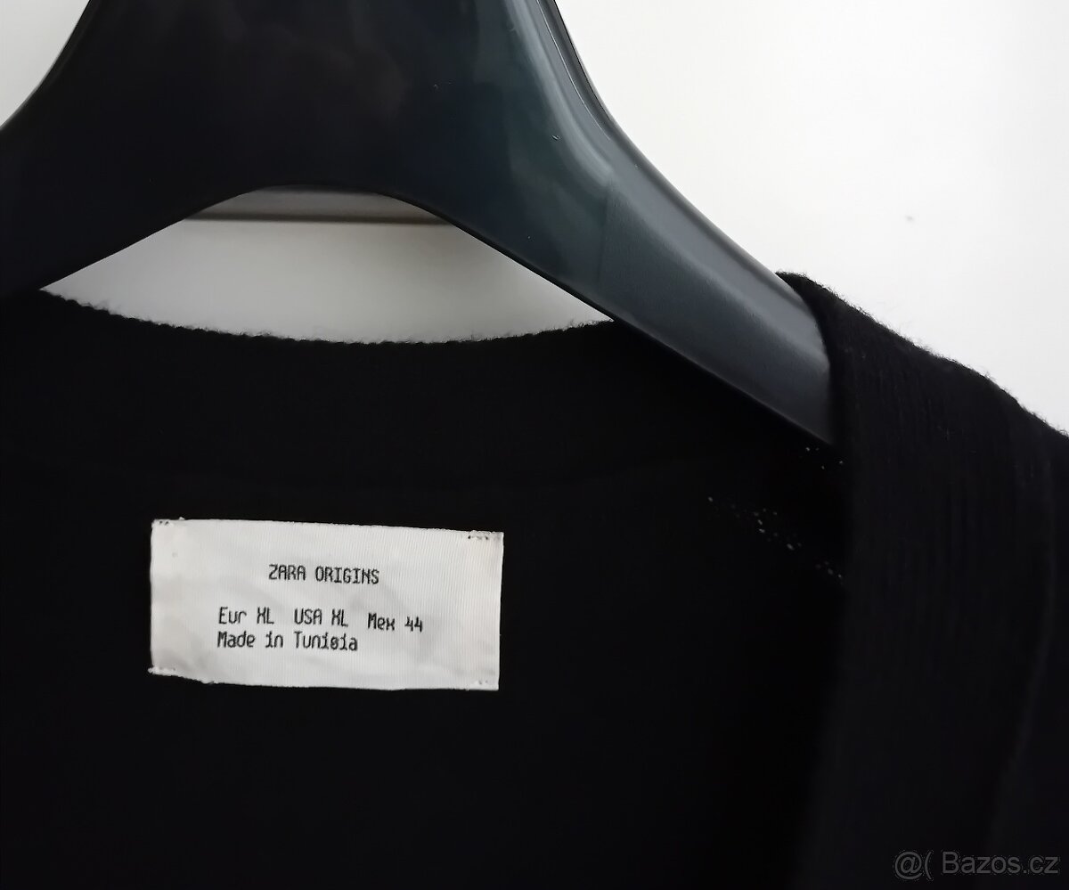 Zara pánský svetr kardigan vel. L/XL 100% vlna - 6