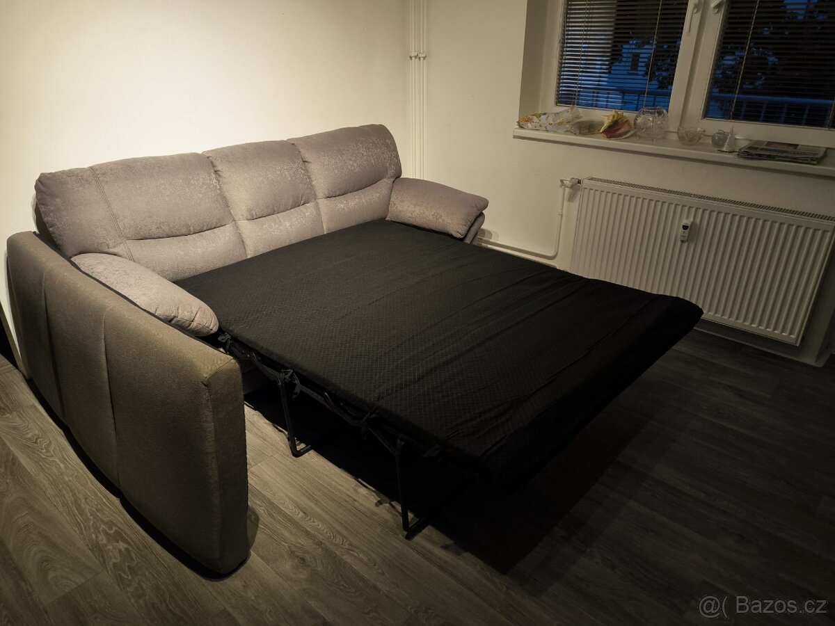 Rozkládací sedačka 3-místná, nová - 6