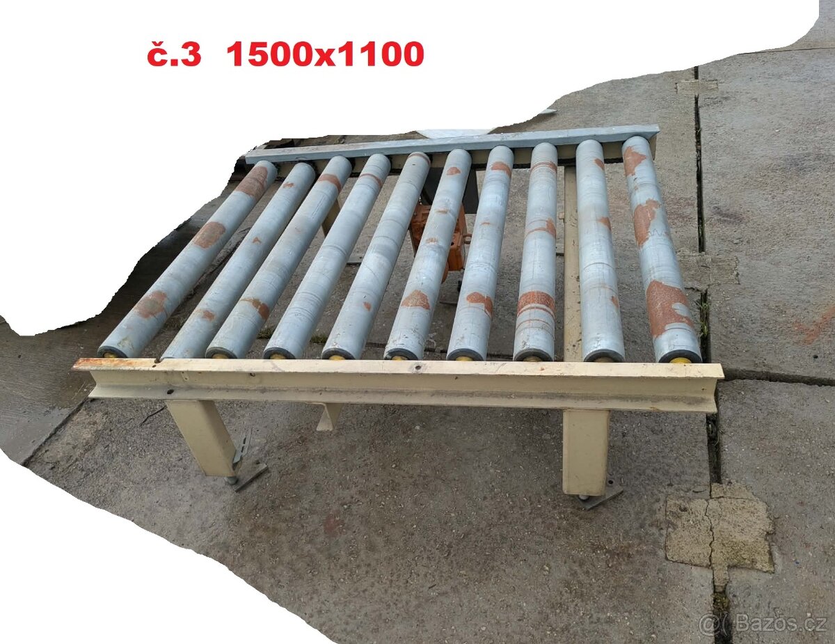 Valčekový dopravník 3x - 6