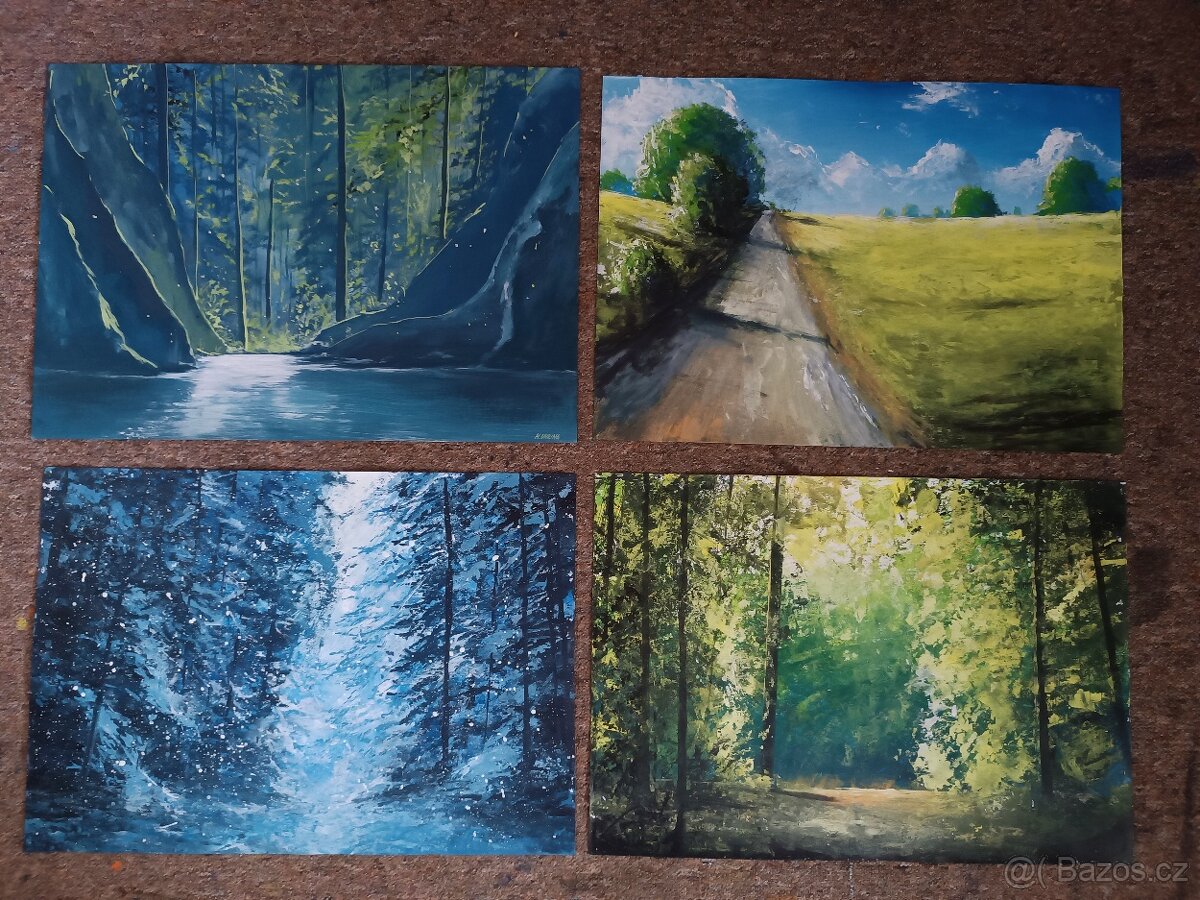 Akrylové obrazy 60x40 - 6