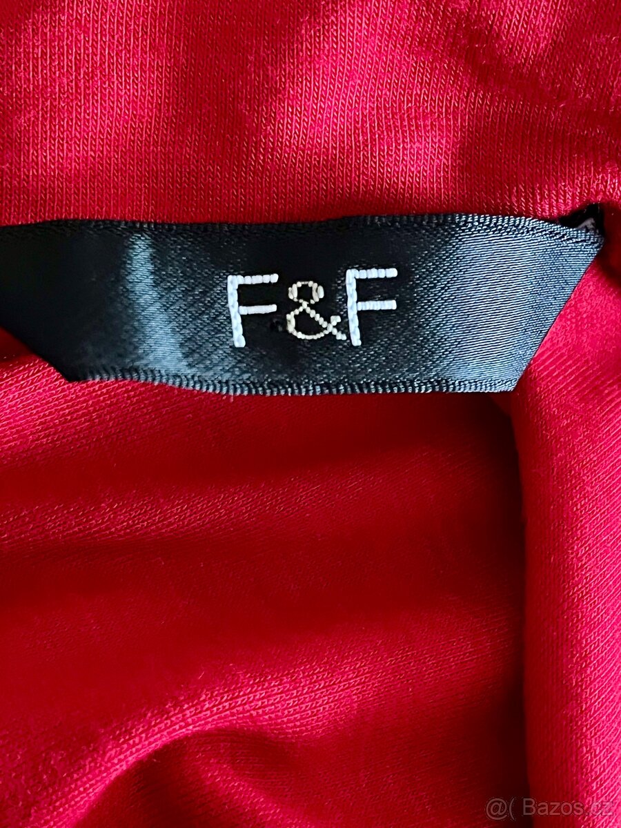 Červená společenská halenka - 6