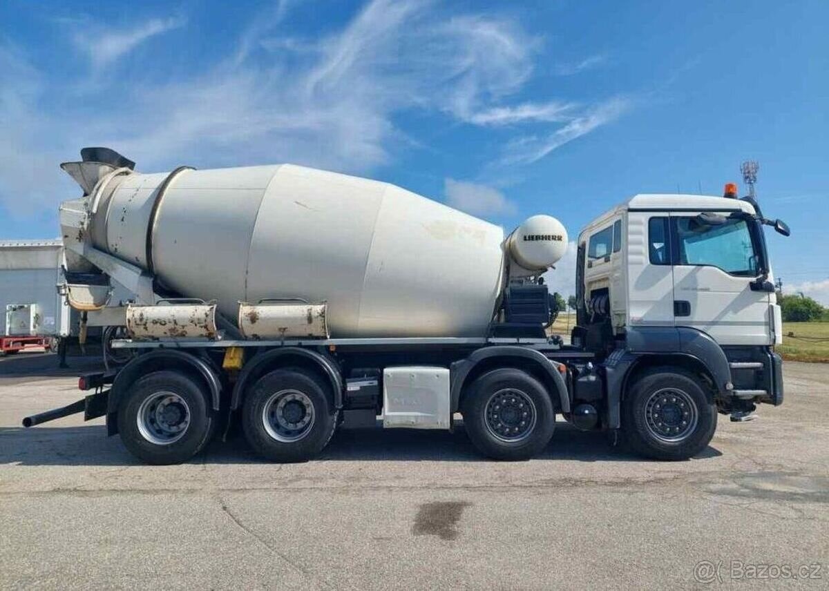 Prodám Valník MAN TGS 32.460 BB mix Liebherr 9m3 - 6