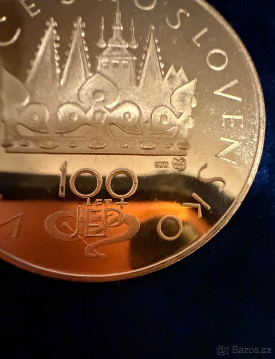 Zlato / sběratelskou sadu Čechoslovakia 1969 - 6