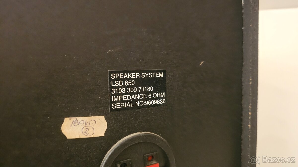 Kvalitní repro v dřevěné ozvučnici Aiwa LSB 650 - 6
