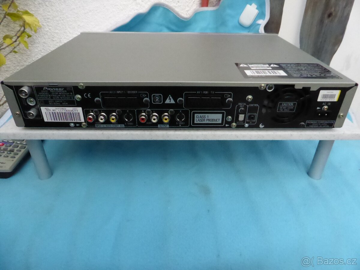 Pioneer DVR-5100H výborný DVD / CD rekordér S HDD - 6