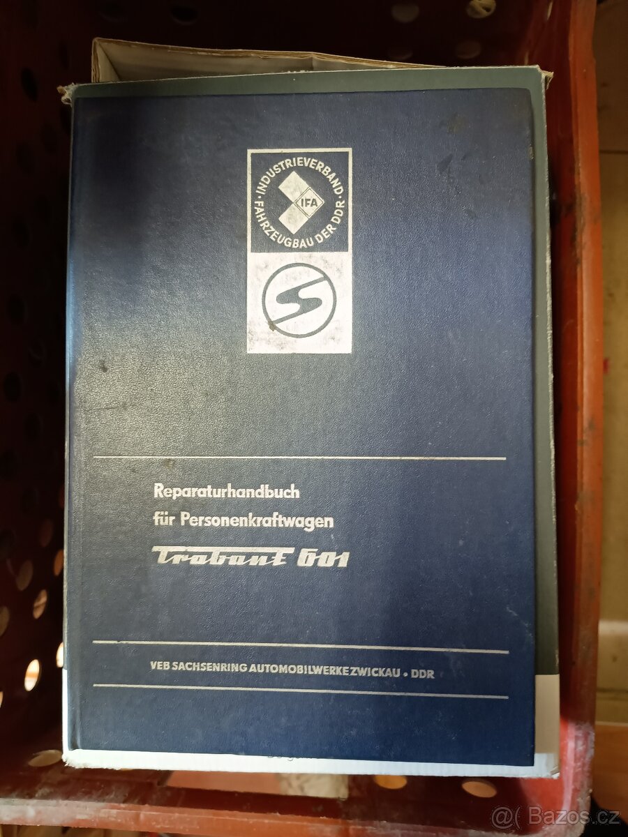 Příručka Trabant 601 v němčině, r. 1976 - 6