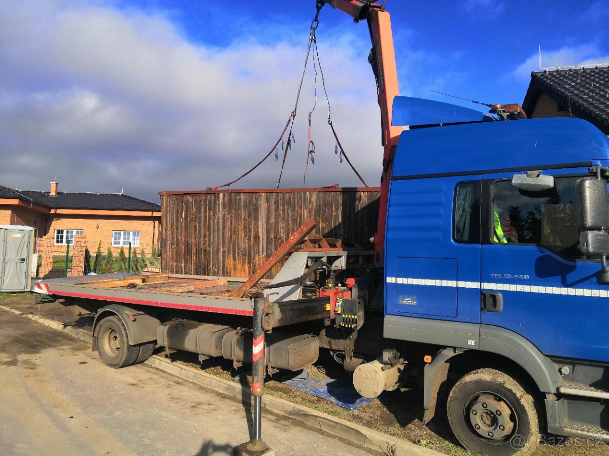 Odtahovka MAN TGL + hydraulicka ruka - 6