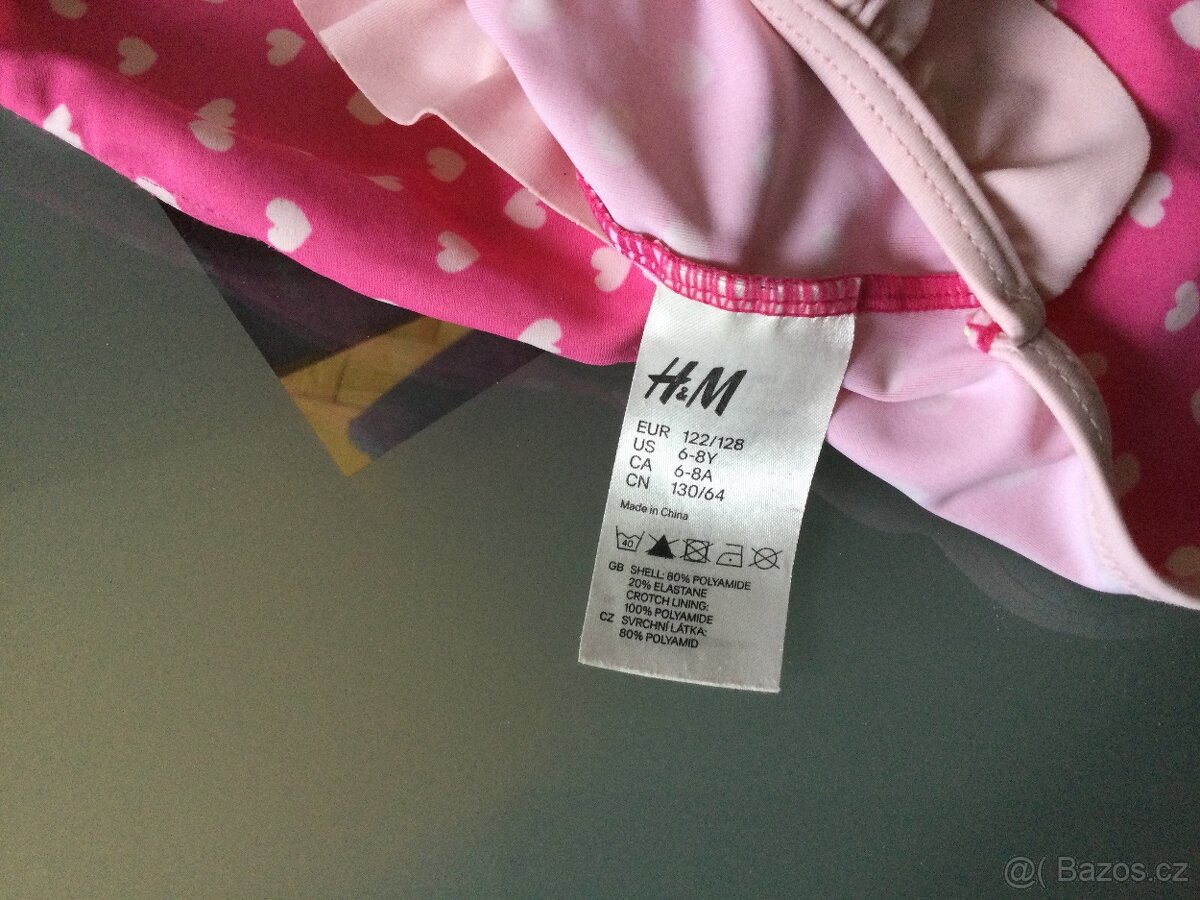 2x nove divci plavky vel.122/128 - 6