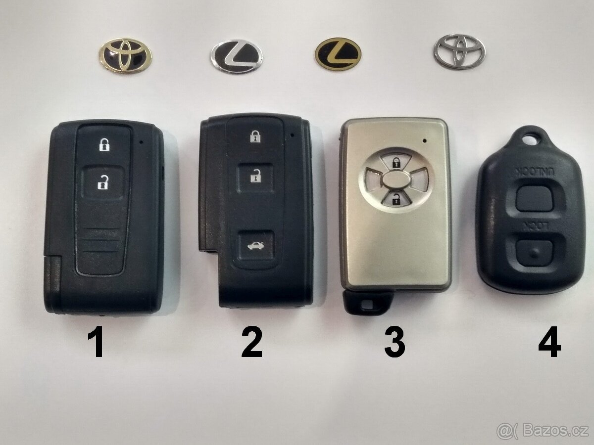 Toyota Lexus autoklíč obal klíče - 6
