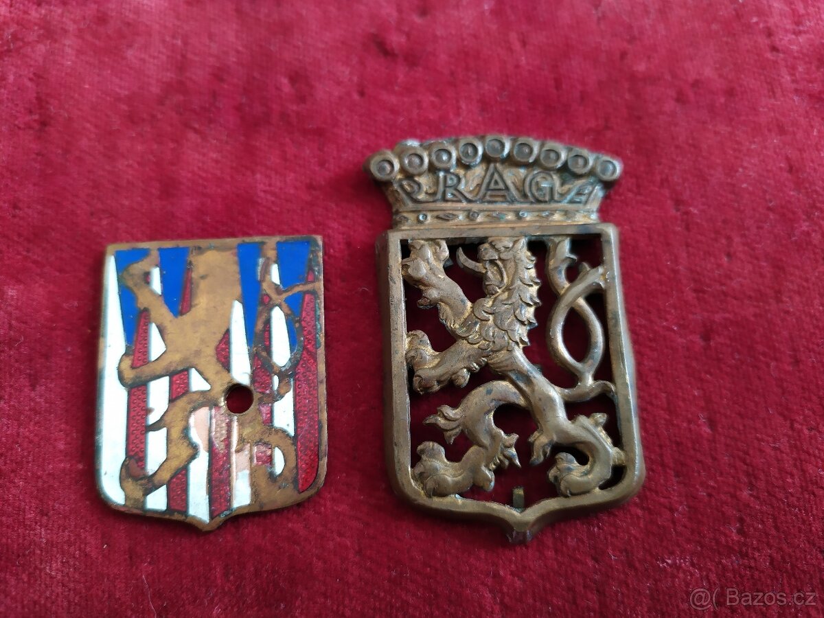 Přední znak na Pragu Alfa - masivní originál 2 - 6