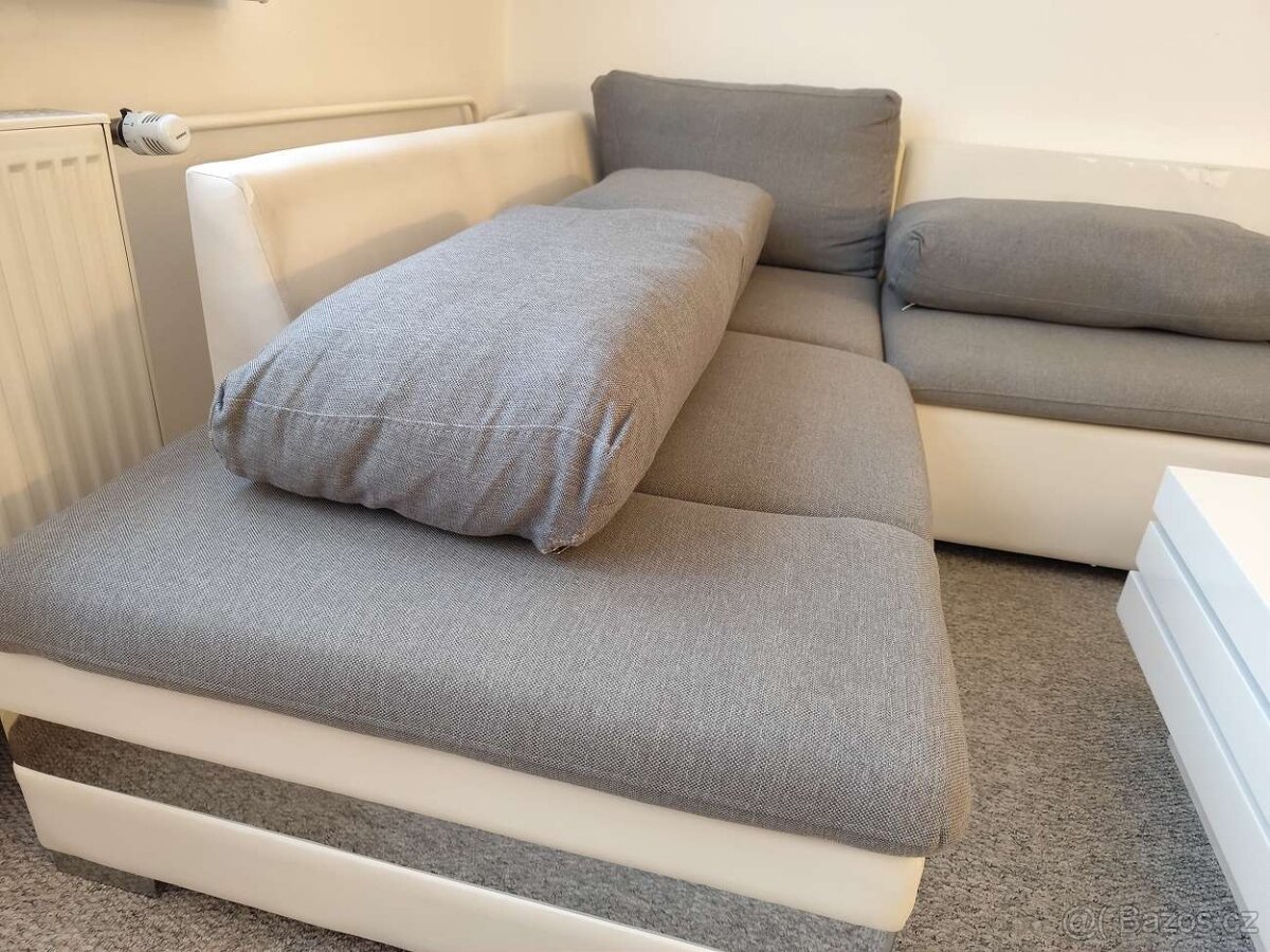 sedací souprava šedá - 6