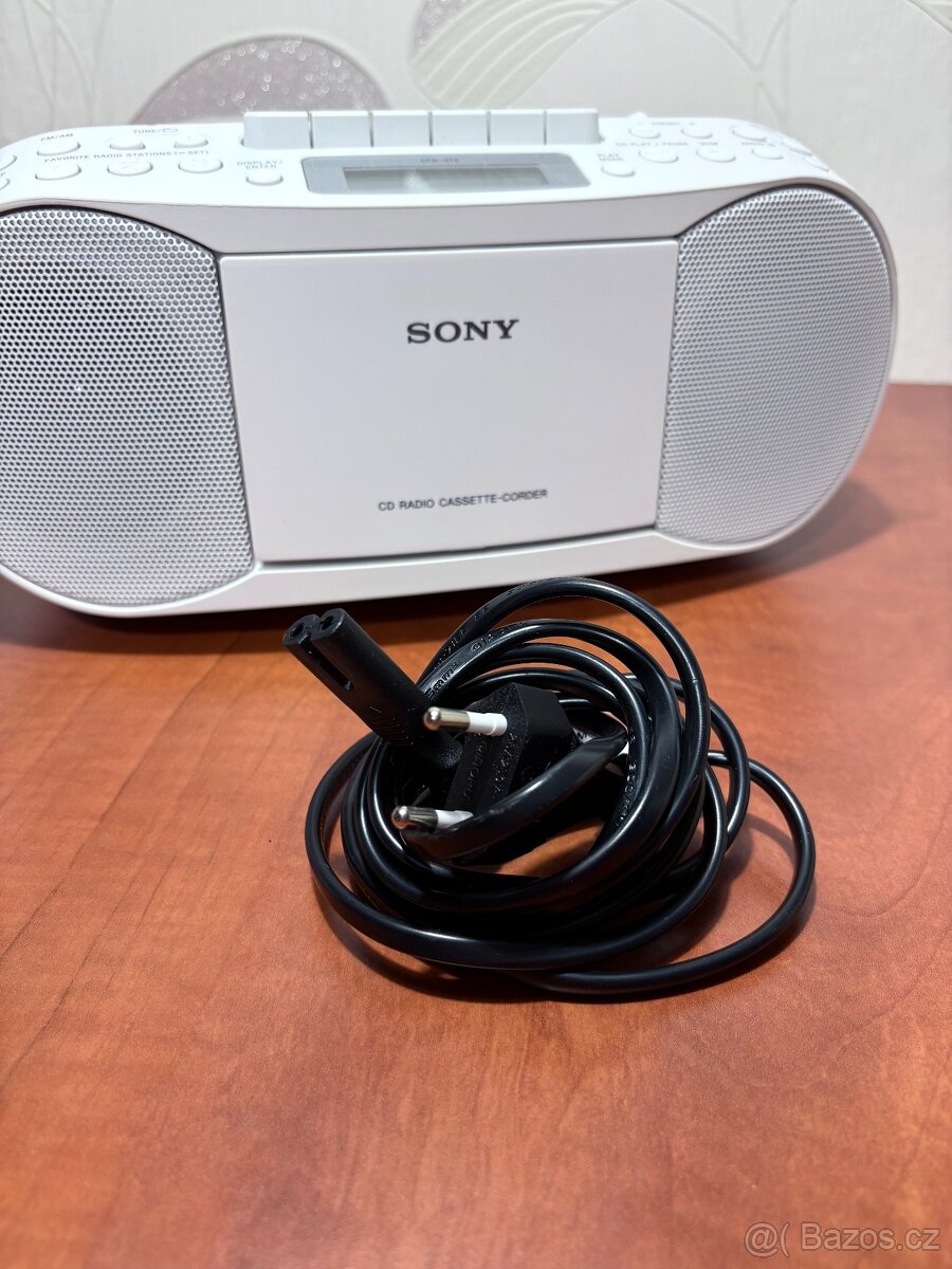 Sony CFD-S70 – rádio, CD přehrávač + kazeta, TOP stav - 6