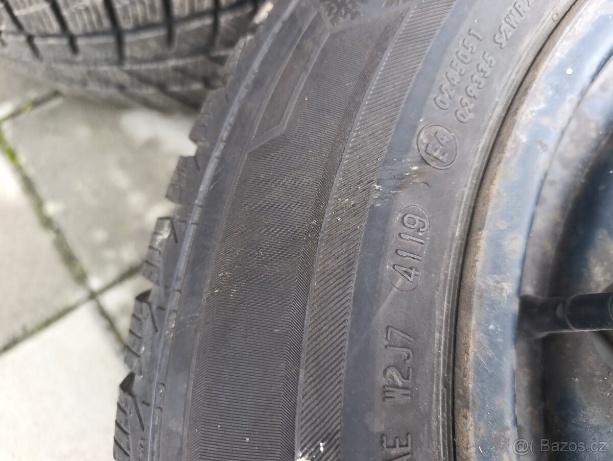 Zimni pneu+disky 5x112 R15 - 6