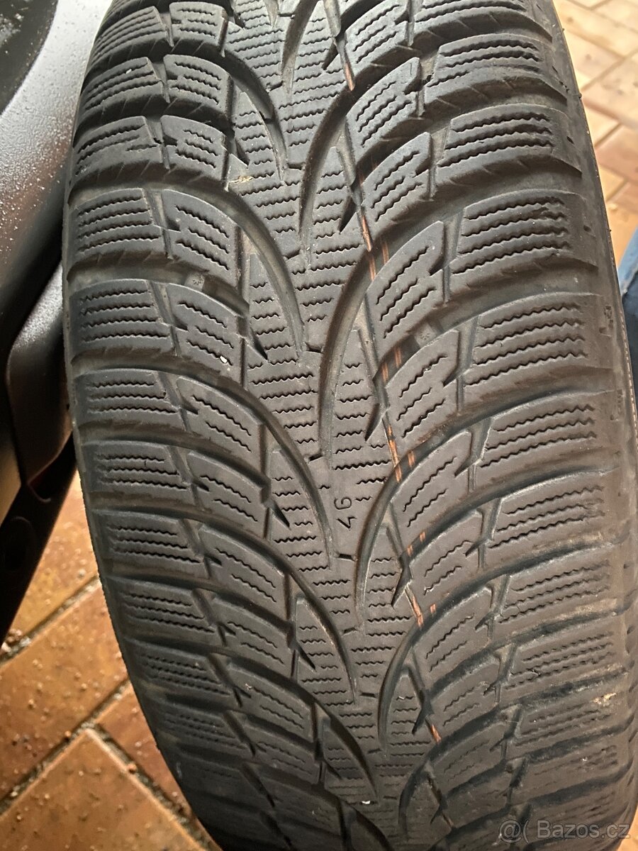 Plechové disky 15” 5x100 a zimní pneu 185/55/R15 - 6