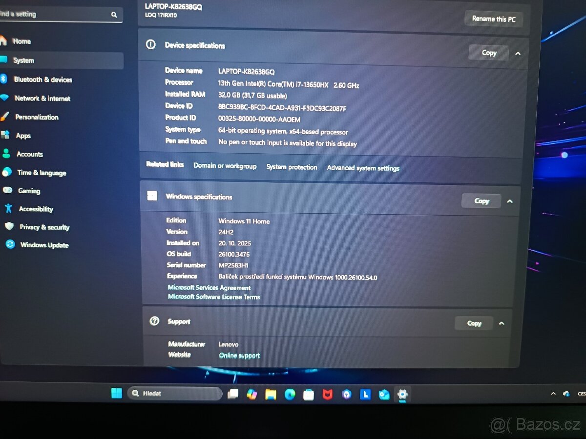 Lenovo LOQ 17IRX10, RTX 5060, 1T - 6