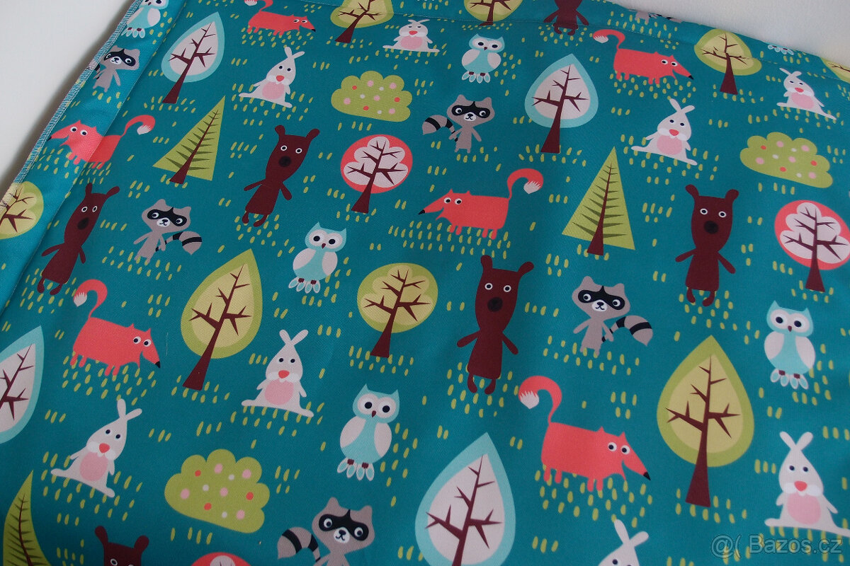 NOVÉ přebalovací podložky 70x80cm, tyrkysová 80x80 cm - 6