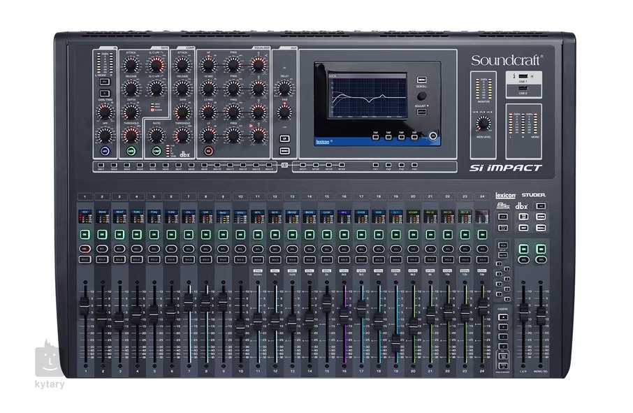 SOUNDCRAFT Si Impact, digit mixpult + orig case THON, - 6