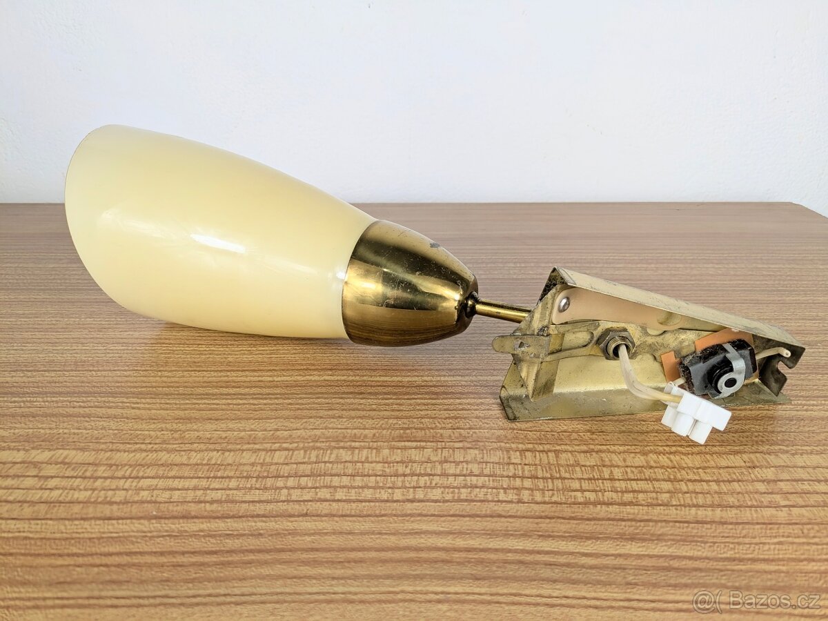 Retro nástěnná lampička Kamenický Šenov - 6