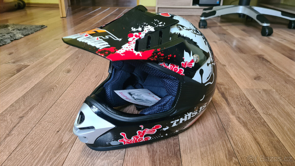 Dětská motokrosová helma KXD vel. XL 53 - 54 - 6