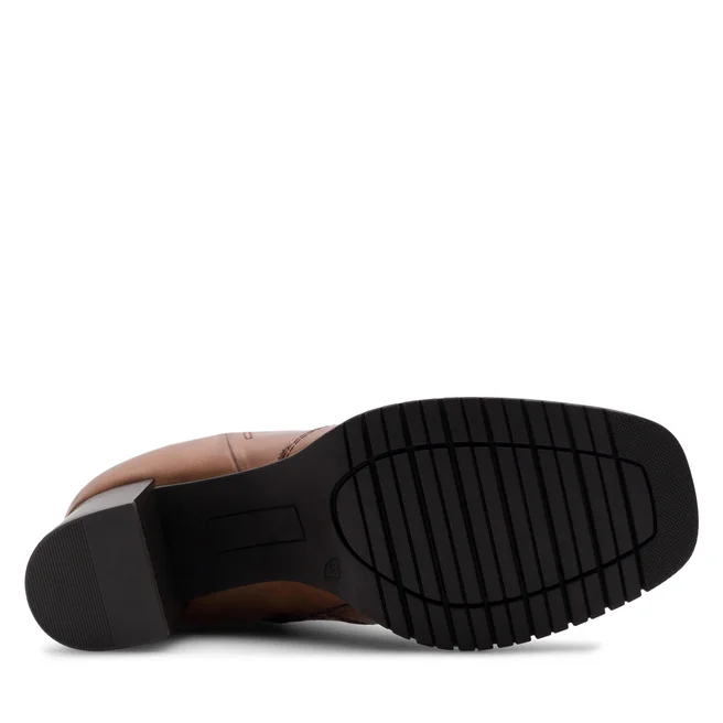 ♥️ Dámské kotníkové boty / polokozačky kožené hnědé Lasocki - 6