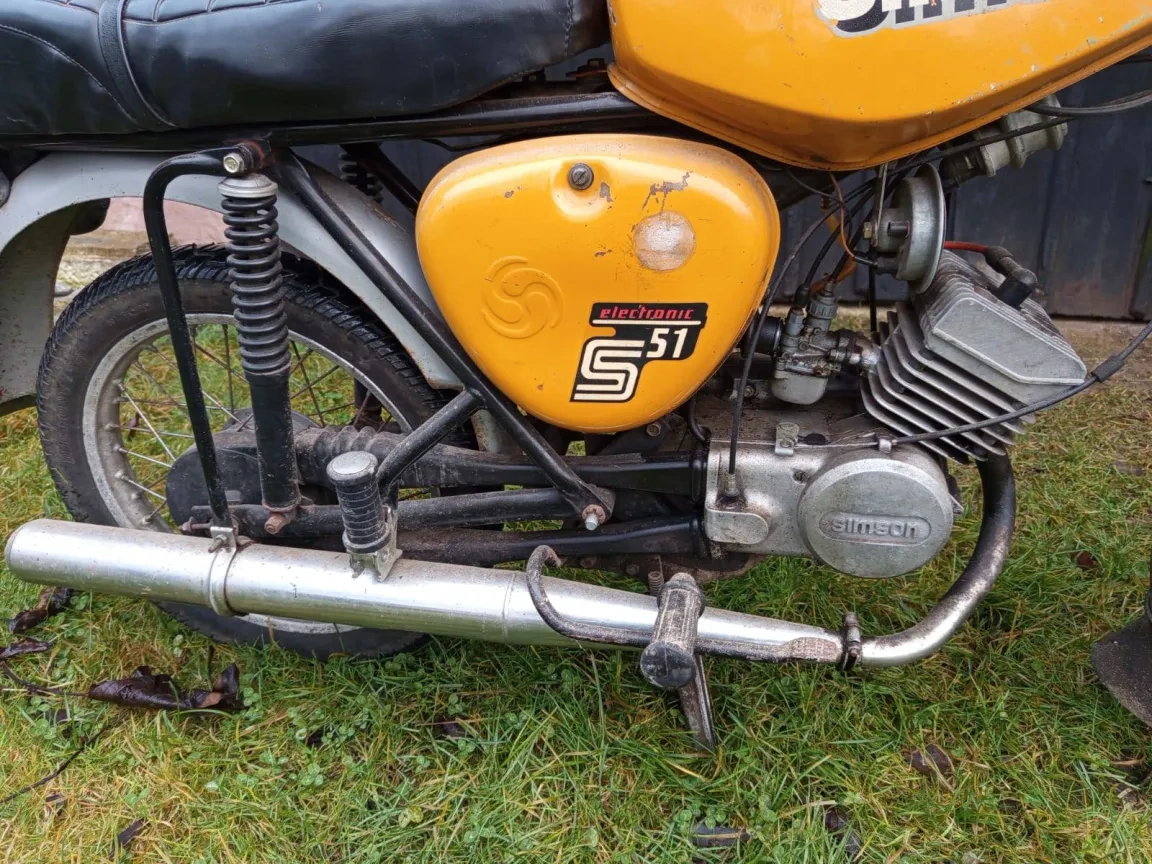 Simson S51 Electronic – 4 rychlosti, původní stav s TP - 6