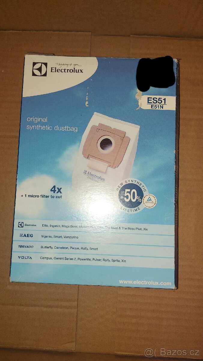 Prodám nerozbalené balení sáčků Eta, Concept, Electrolux, - 6