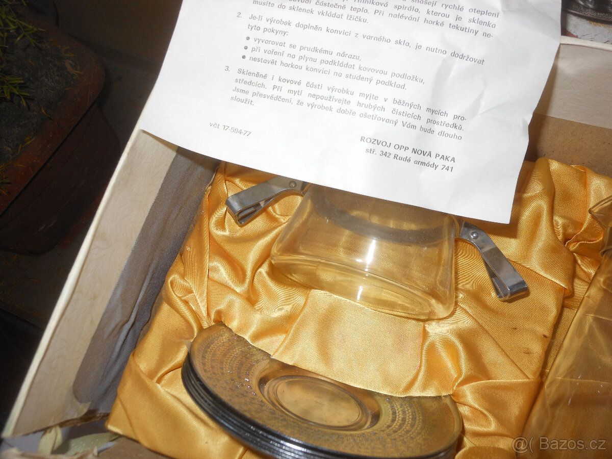 Stará retro souprava na kávu - 6