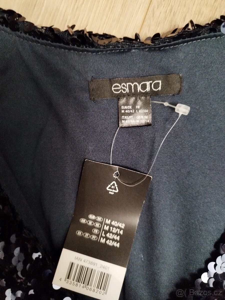 Nové flitrove šaty vel.42-44 - 6