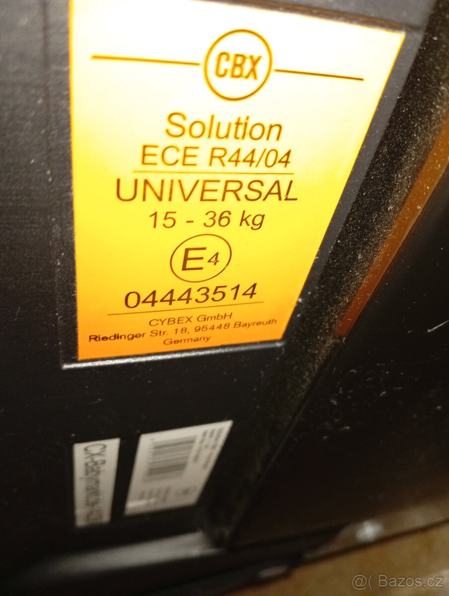 2 ks autosedačka CBX 15 - 36 kg - 6