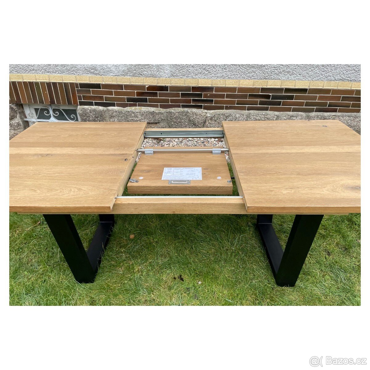 Masivní rozkládací jídelní stůl - Livingstone 160 cm - 6