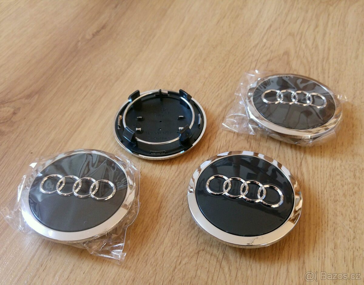 Středové krytky Audi 60mm 61mm 68mm 69mm pokličky - 6