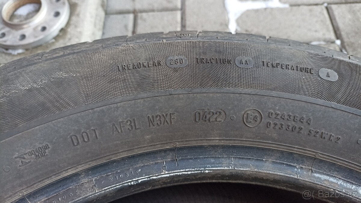 235 55 18 continental premium contact 2 letní 2 kusy - 6