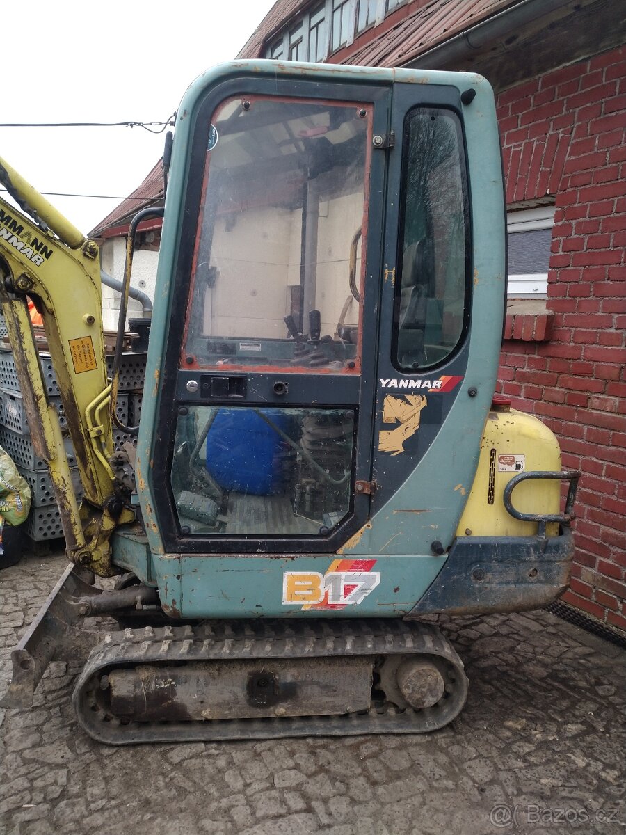 Minibagr Amman Yanmar B17-2 váha 1430kg - 6