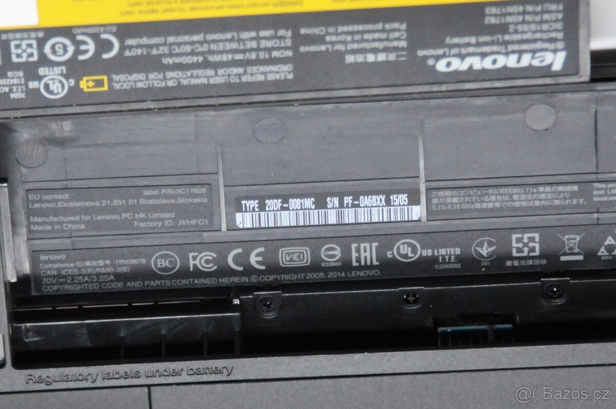 Notebook Lenovo ThinkPad Edge E550 - 6