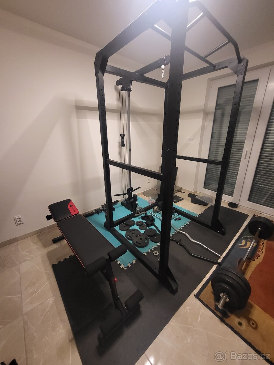 Posilovací sestava s multifunkční klecí - 6