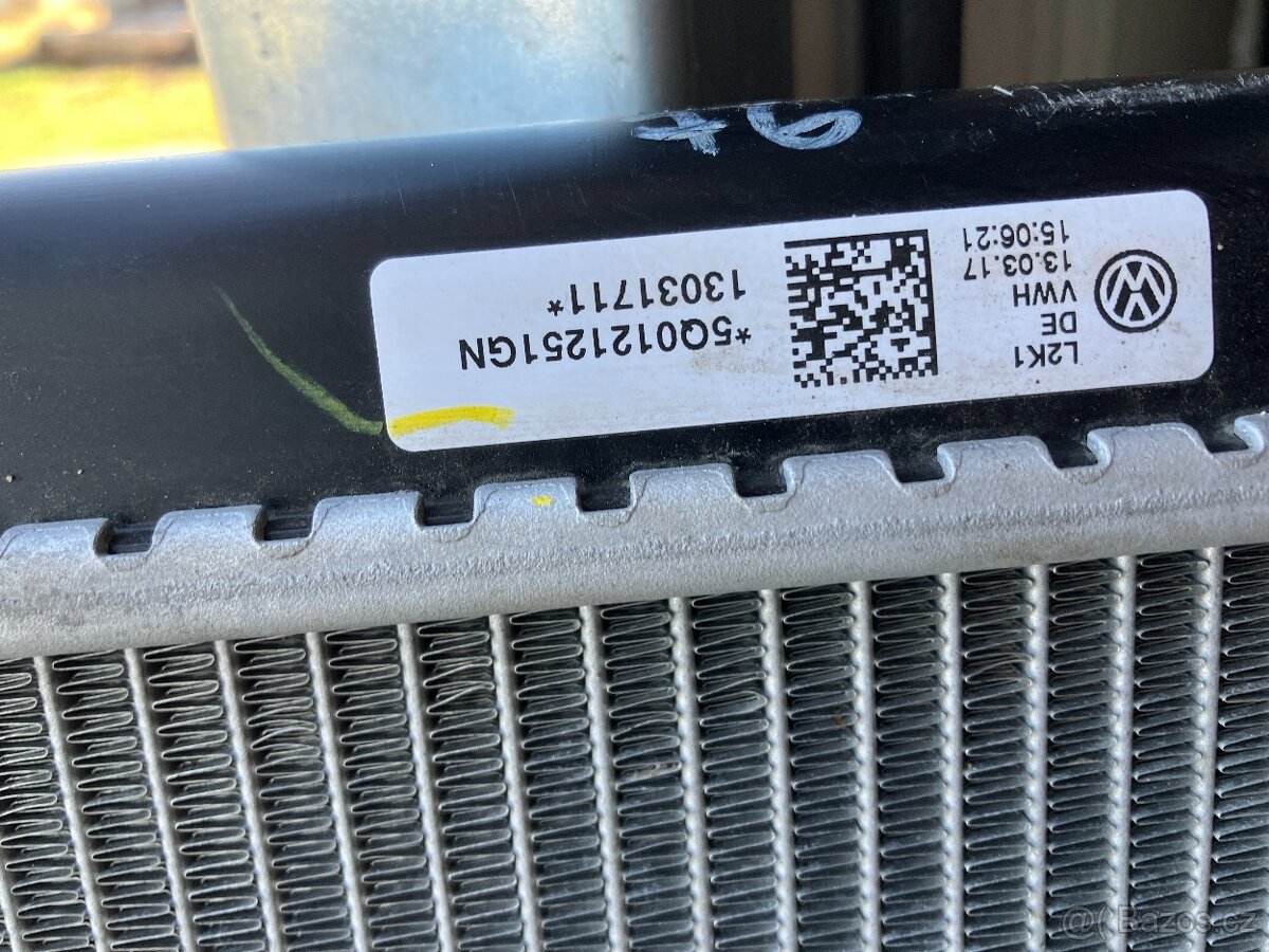 5Q0121251GN Chladic vodní chladič 2.0 1.8 tsi - 6