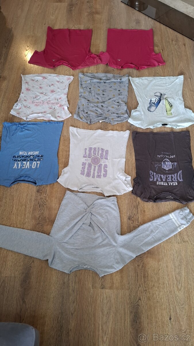 Tričko, crop-top 9 ks vše za 100 Kč - 6