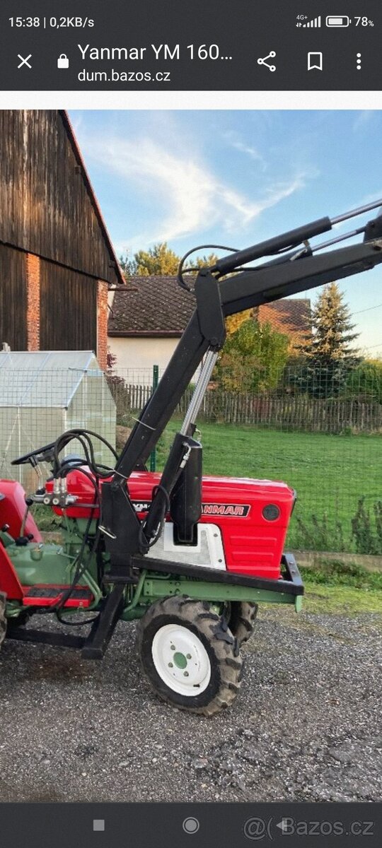 Traktůrek 4x4 s Nakladacem + vlek sklapeci - 6