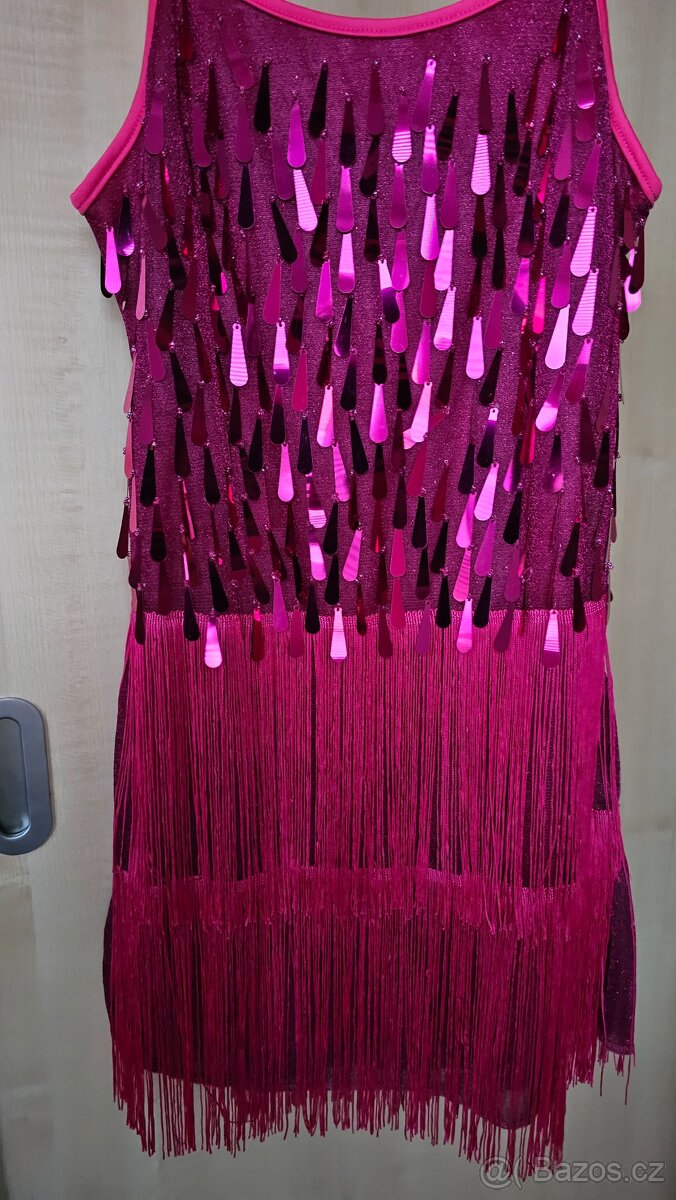 Dívčí taneční šaty Lolanta vel.160 - 6